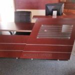 1.4m Compact Reception Desk for Urban Office Setups Kampala Uganda