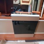 Modern Reception Desk Uganda 1.4m Office Furniture Kampala for Corporate Office Reception Areas