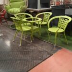 woven patio seating set for relaxation