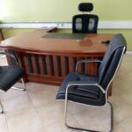 Advanced 1400mm Executive Office Desk with File Cabinet