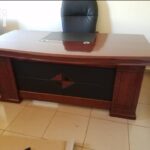 Classic 1400mm Executive Office Desk with Side Cabinet