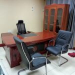 Commercial 1400mm Executive Office Desk with Side Cabinet