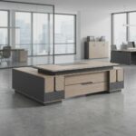 Commercial 1400mm Executive Office Desk with Spacious Worktop