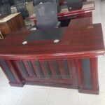 Elegant 1400mm Executive Office Desk with Side Cabinet