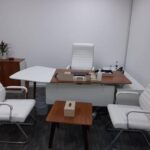 Ergonomic 1400mm Executive Office Desk with Lockable Storage