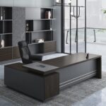 Luxury 1400mm Executive Office Desk with Mobile Pedestal