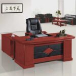 Luxury 1400mm Executive Office Desk with Side Cabinet