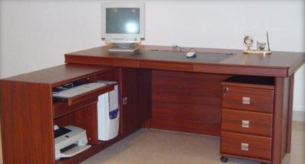 smart-1400mm-executive-office-desk-with-file-cabinet Smart 1400mm Executive Office Desk with File Cabinet - Image 1
