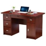 Smart 1400mm Executive Office Desk with Side Cabinet