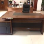Superior 1400mm Executive Office Desk with Side Cabinet